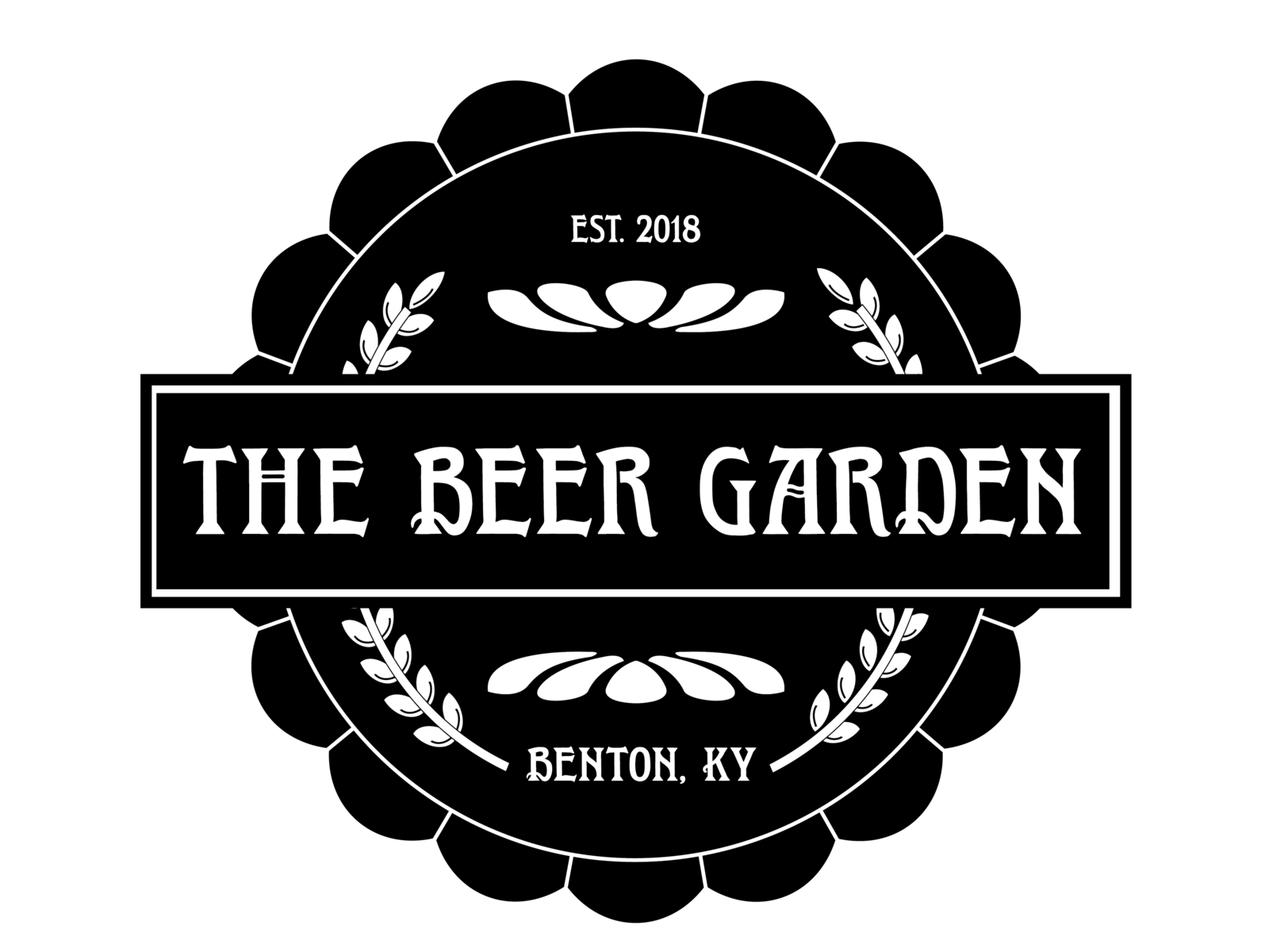 Beer garden logo by Dale youngblood on Dribbble