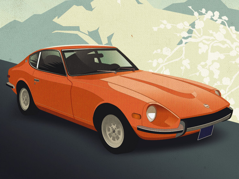 Datsun 240z by Dave Ellis on Dribbble