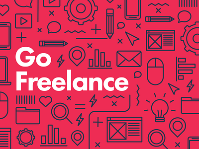 Go Freelance book contractor ebook freelance freelancer icon illustration line simple