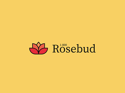 1-800 Rosebud Logo branding design illustrator logo logo design mascot logo vector
