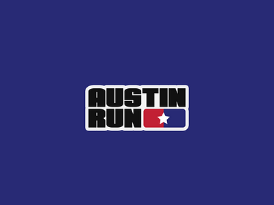 Austin Run Logo branding design illustrator logo logo design mascot logo vector