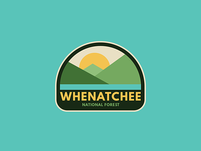 Wenatchee National Forest Logo branding design illustrator logo logo design mascot logo vector