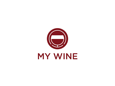 My Wine Logo branding design illustrator logo logo design mascot logo vector