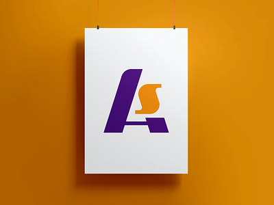 AS Monogram Logo branding design graphic design illustration illustrator logo logo design monogram vector