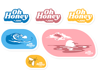 Oh Honey by JONi Music Stickers