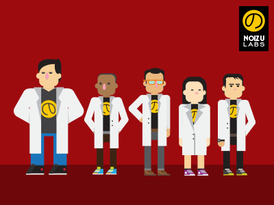 Noizu Team characters illustration noizu noizu labs people person scientist team