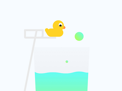 Data Duck app branding duck globe telecom illustration