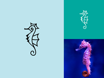 SEAHORSE. Animal Logo 4/4 design designer flat illustration logodesign