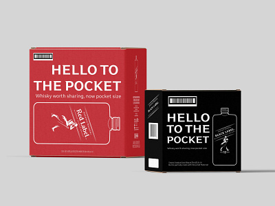 Hello to the pocket: Johnnie Walker branding graphic design print