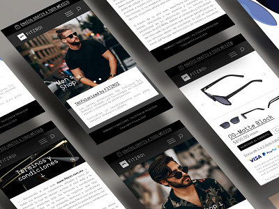 Ui Design - Fitzroi Sunglasses branding design ui ui ux design web