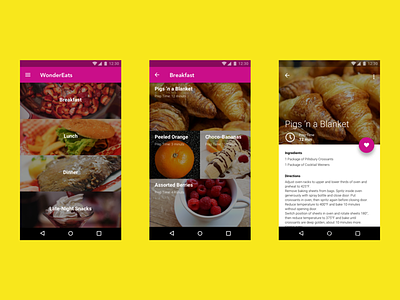 Android Recipe Discovery App