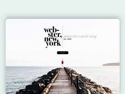 webster, ny art branding clean design flat graphic design minimal typography web website