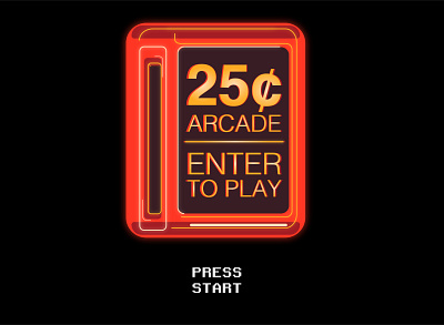 25 Cent Arcade art design graphic design illustration logo minimal