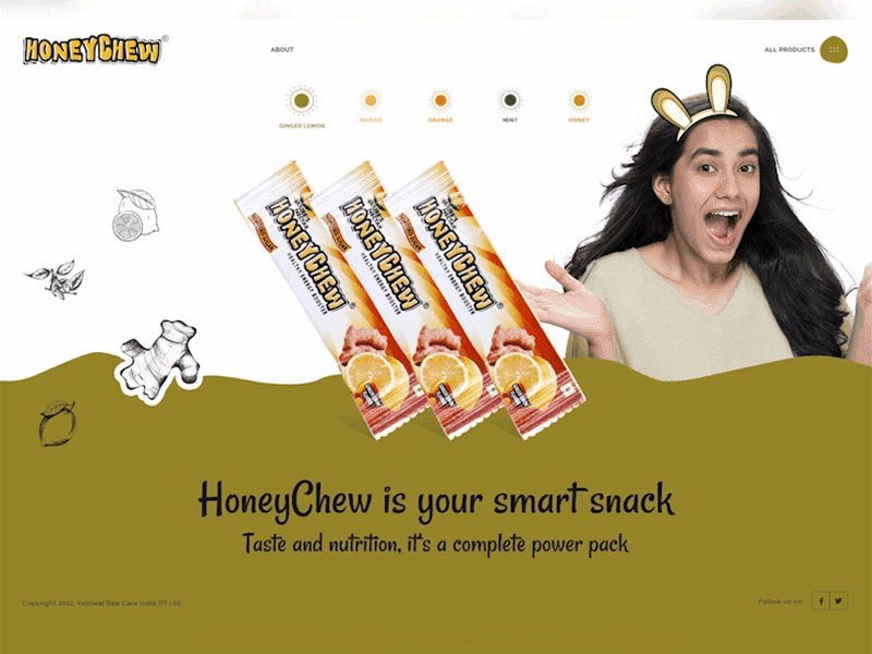 Honeychew adobe photoshop after effects branding clean clean creative clean app landing creative suite design graphic design interaction design landing layout page prototype animation responsive simple ui ui animation ux animation website