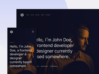 Ethos - Free Resume HTML Website Template