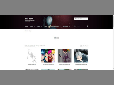 akaneArt Woocommerce Page April 2018