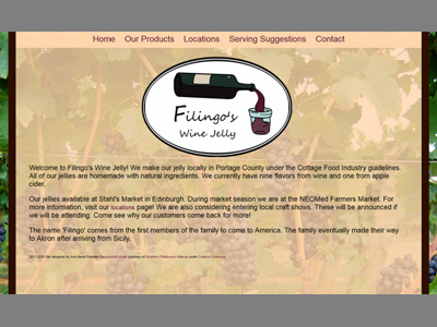 Filingo's Wine Jelly Home Page