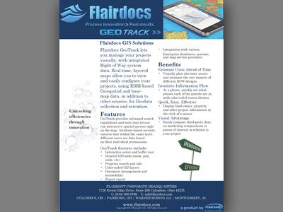 Flairdocs/Flairsoft GeoTrack Brochure