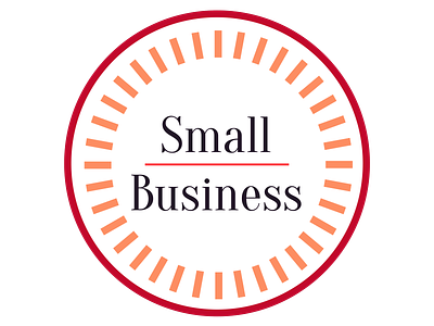 Small Business Web Badge badge design line minimal small business web