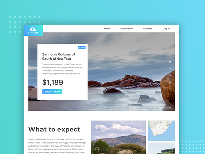 Travell Landing Page web