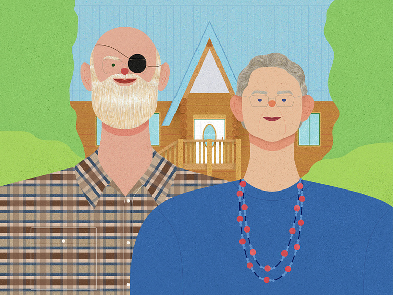 Duane Ose and Rena Ose by Dani Lam on Dribbble Duane Ose and Rena Ose by Dani Lam on Dribbble