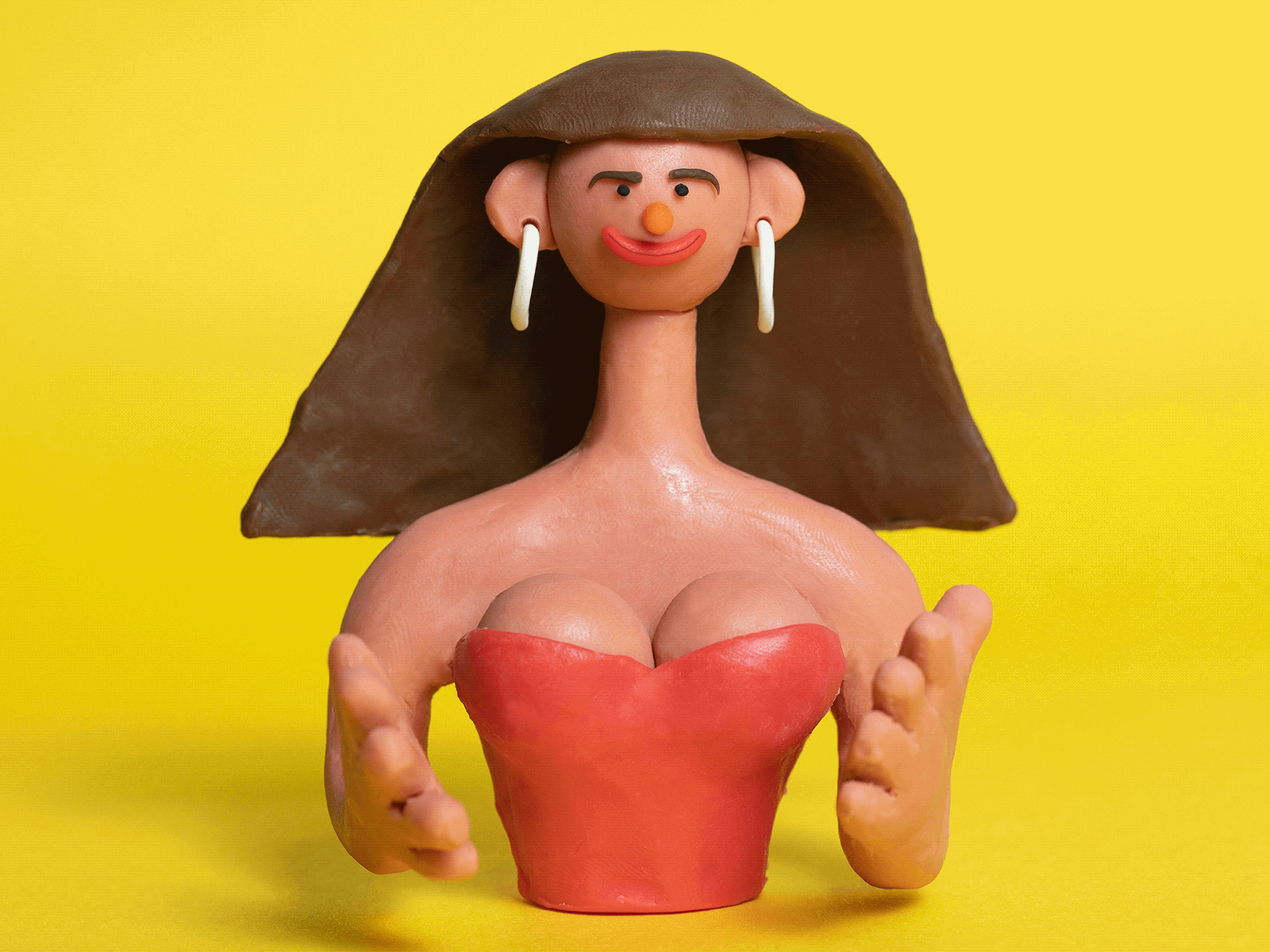 Ready for Summer 3d animation animation gif clay girl hot illustration lady modelling motion sexy stopmotion summer texture
