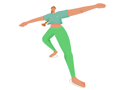 Let's Dance! character design dance illustration nike procreate