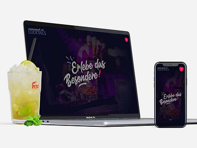 Cocktails - Website Design / Photography