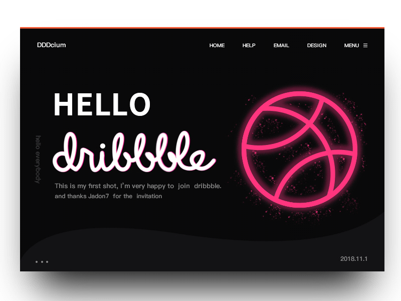 Hello,dribbble design ui