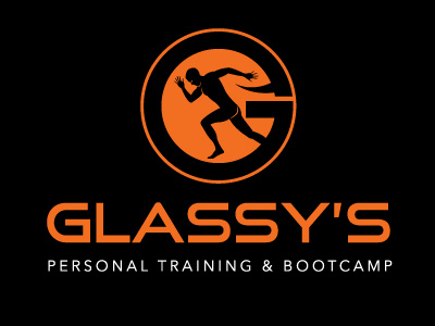 Glassy's PT & Bootcamp logo logo designer logo design icon logos sport logo