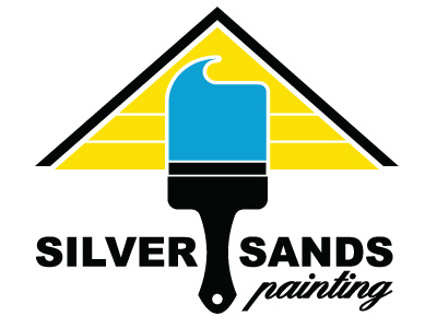 Silver Sands Painting Logo digital logo logo logo designer logo design icon logos