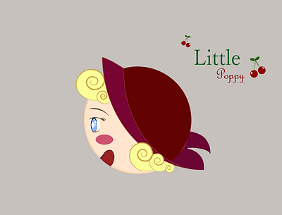 Little Poppy animation art cartoon childern design illustration vector