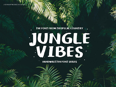 Junglevibes Font Preview | Handwritten Series design font bundle handlettering