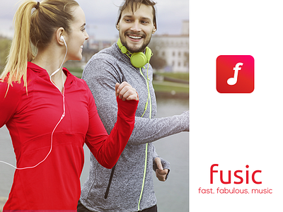 Fusic app fusic logo music