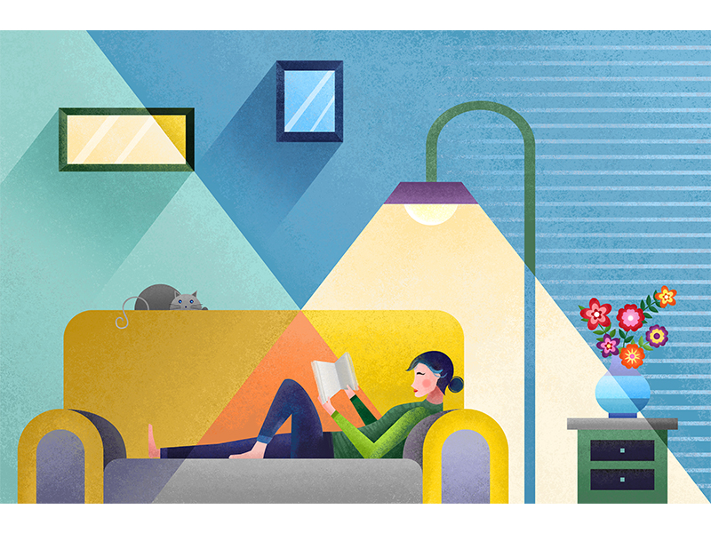 Leisure time by Saber Wang on Dribbble