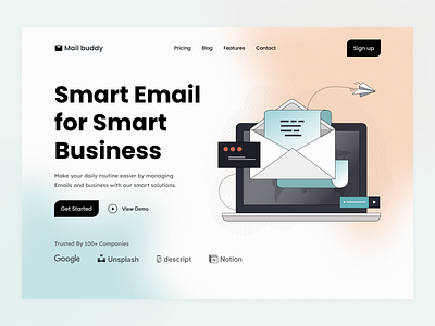 Email marketing Solutions email email marketing emailing emailnewsletter identity landing landingpage marketing minimal ui visualidentity web webdesign webpage website