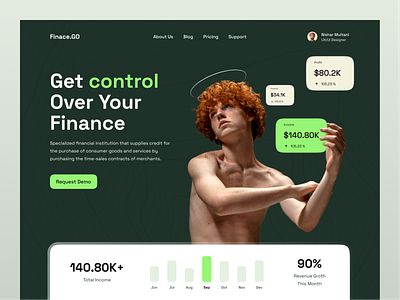 Finance service - Website Design