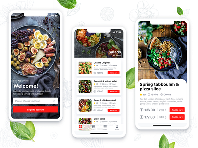 Food Catering App Concept