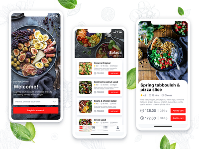 Food Catering App Concept by Viktoriia Uhryn for EPAM Design Team 🇺🇦 on ...