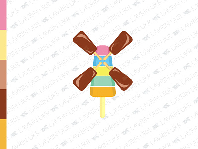 Ice Cream Logo branding creative dessert flavor forsale ice cream ice cream logo icecream identity logo logo design logo for sale logo inspiration mill logo sweet yummy