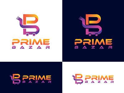 Prime Bazar branding graphic design logo motion graphics