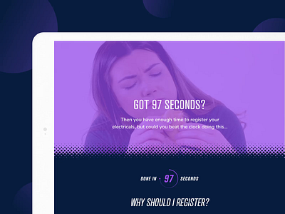 Done in 97 seconds challenge food header microsite montage video visual design