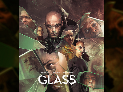 GLASS MOVIE POSTER