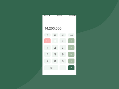 Calculator 100 daily ui 100 day challenge 100 day ui challenge 100dayproject app app design calculator dailyui design ui ui daily