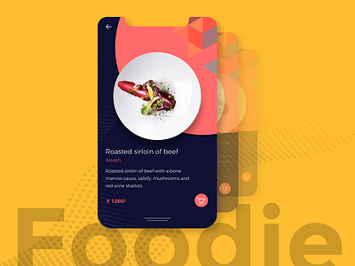 Food Mobile App app concept app design artwork detail page food foodie inpiration minimalist mobile app mobile ui