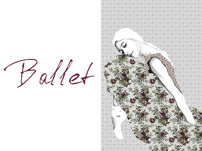 Ballet Dancer Illustration art ballet dancer concept art dancer digital art fashion illustration illustration