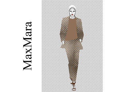 MaxMara SS18 Milan Illustration art art illustration concept art decorative style digital illustration fashion illustration illustration max mara photoshop