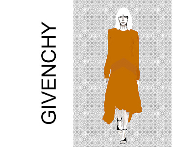 Ginenchy Illustration art concept art fashion illustration illustrator