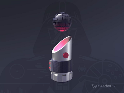May The 4th Be With You (2020) 3d c4d cute darth vader death star illustration mini octanerender starwars type vikiiing