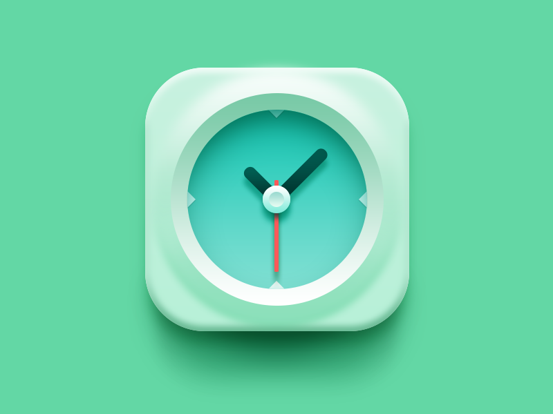 Clock app icon  Iphone icon, Iphone photo app, Clock icon